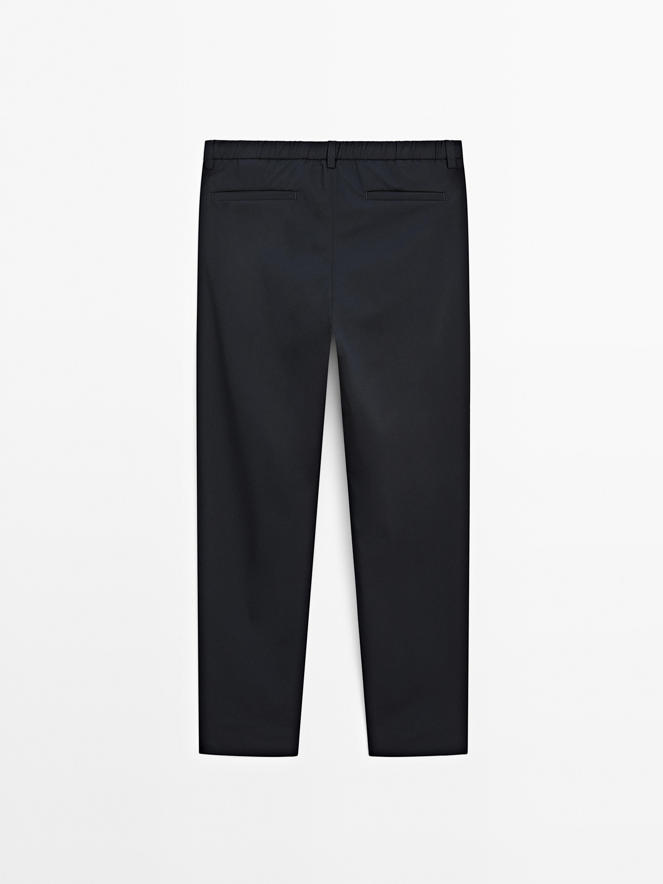 Regular-fit technical trousers